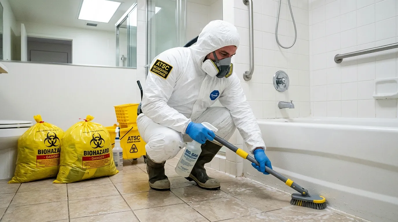 Decontamination equipment deployed for Blood Cleanup in Stevenson Ranch